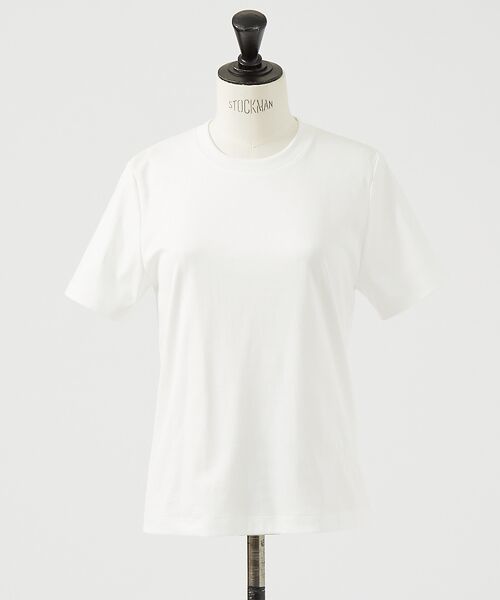 DESIGNWORKS/デザインワークス コットンスムースコンパクトTシャツ オフホワイト 38 DESIGNWORKS/デザインワークス コットンスムースコンパクトTシャツ オフホワイト 38