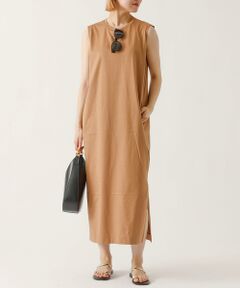 DESIGNWORKS / デザインワークス ワンピース | サイドスリットジャージーワンピース