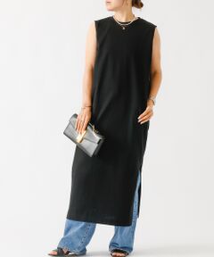 DESIGNWORKS / デザインワークス ワンピース | サイドスリットジャージーワンピース