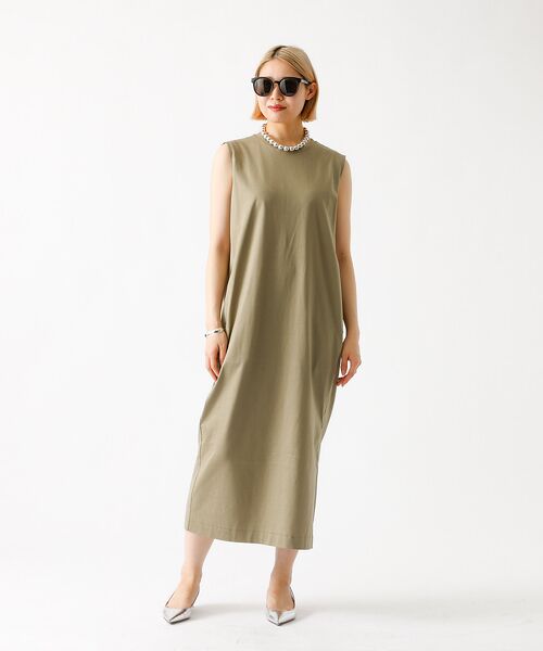 DESIGNWORKS / デザインワークス ワンピース | サイドスリットジャージーワンピース | 詳細16