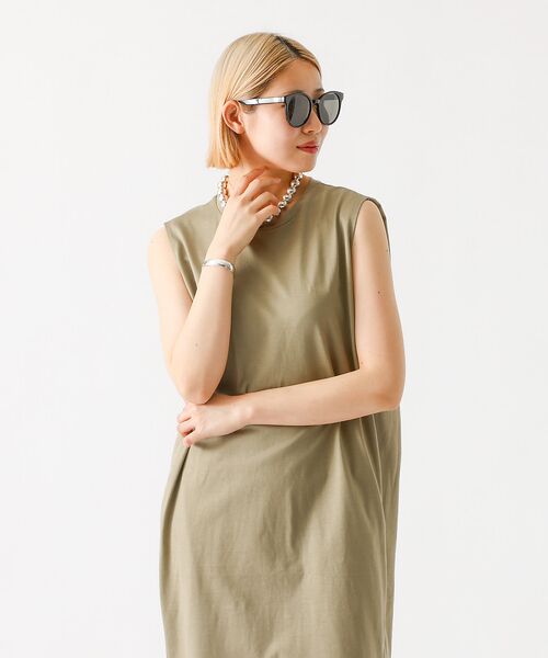 DESIGNWORKS / デザインワークス ワンピース | サイドスリットジャージーワンピース | 詳細19