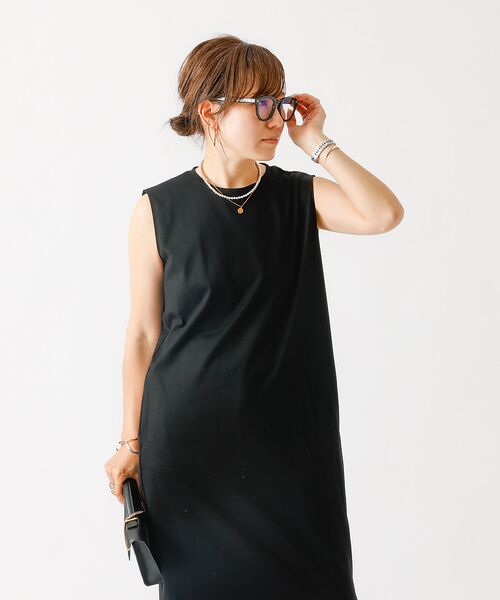 DESIGNWORKS / デザインワークス ワンピース | サイドスリットジャージーワンピース | 詳細26