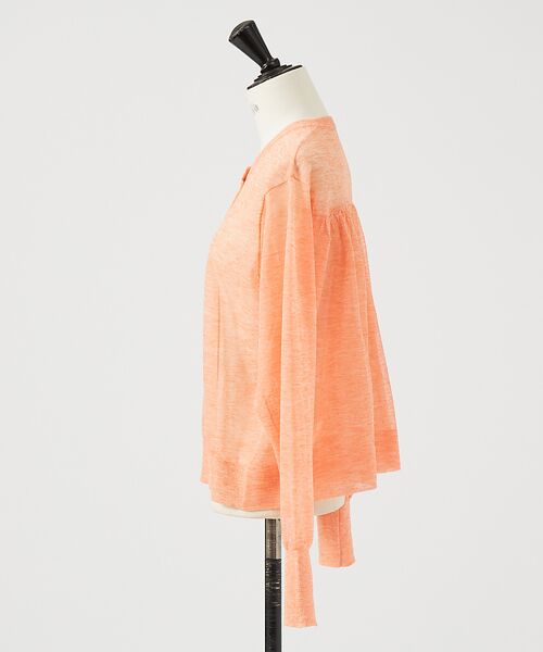 DESIGNWORKS / デザインワークス カーディガン・ボレロ | リネン混シアーカーディガン | 詳細13