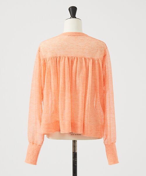 DESIGNWORKS / デザインワークス カーディガン・ボレロ | リネン混シアーカーディガン | 詳細14