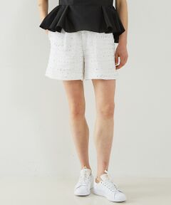 DESIGNWORKS / デザインワークス ショート・ハーフ・半端丈パンツ | 【セットアップ対応】ボーダーツイードショートパンツ