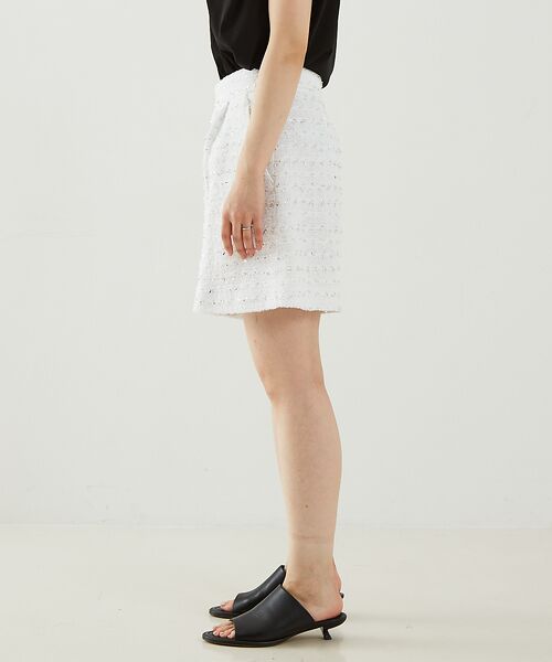 DESIGNWORKS / デザインワークス ショート・ハーフ・半端丈パンツ | 【セットアップ対応】ボーダーツイードショートパンツ | 詳細10