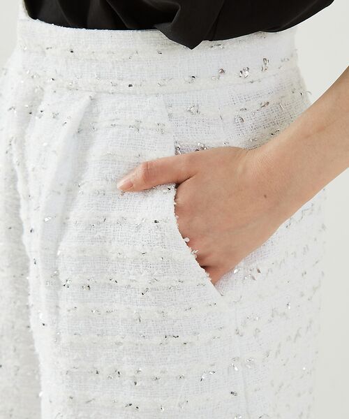 DESIGNWORKS / デザインワークス ショート・ハーフ・半端丈パンツ | 【セットアップ対応】ボーダーツイードショートパンツ | 詳細13