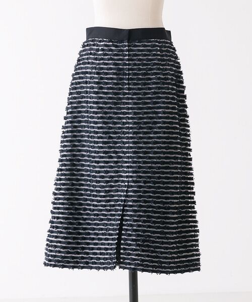DESIGNWORKS / デザインワークス ロング・マキシ丈スカート | 【セットアップ対応】ボーダーカットジャガードスカート | 詳細5