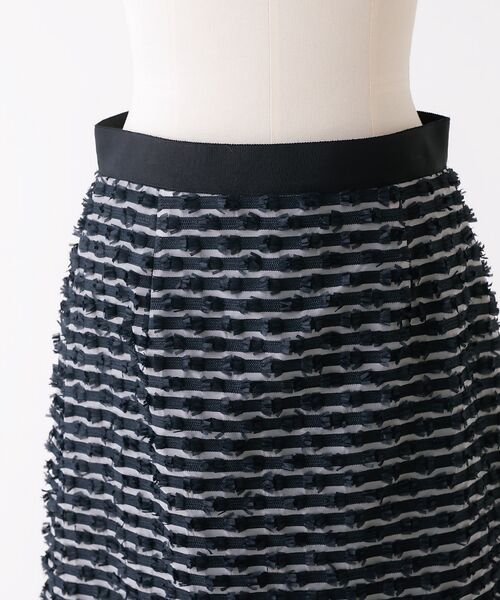 DESIGNWORKS / デザインワークス ロング・マキシ丈スカート | 【セットアップ対応】ボーダーカットジャガードスカート | 詳細6