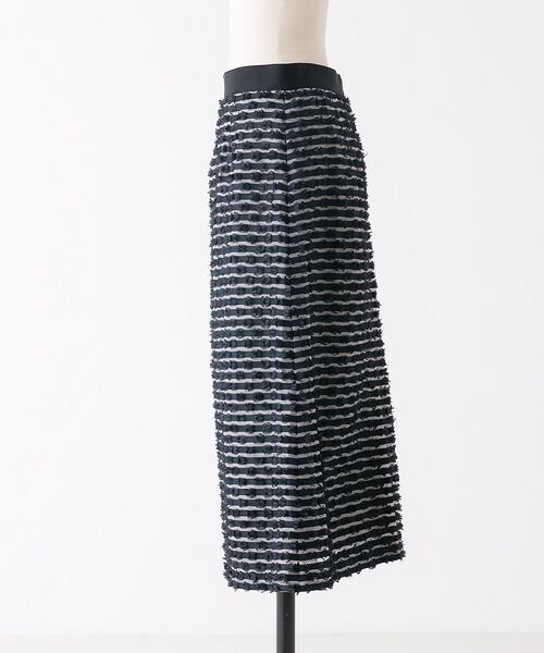 DESIGNWORKS / デザインワークス ロング・マキシ丈スカート | 【セットアップ対応】ボーダーカットジャガードスカート | 詳細7