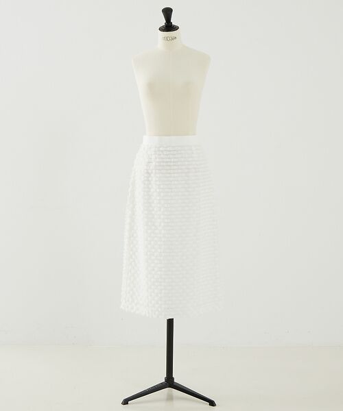 DESIGNWORKS / デザインワークス ロング・マキシ丈スカート | 【セットアップ対応】ボーダーカットジャガードスカート | 詳細8