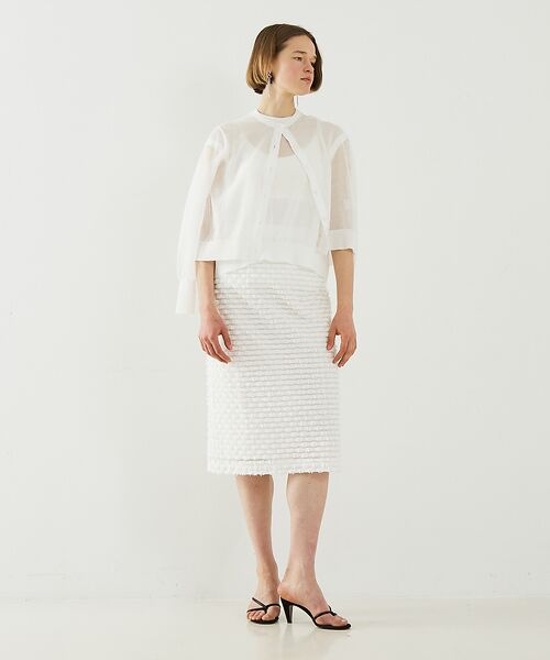 DESIGNWORKS / デザインワークス ロング・マキシ丈スカート | 【セットアップ対応】ボーダーカットジャガードスカート | 詳細19