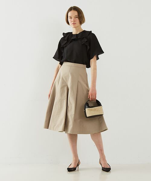 DESIGNWORKS / デザインワークス ロング・マキシ丈スカート | メモリーオックスフレアスカート | 詳細2