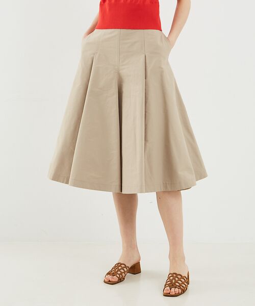 DESIGNWORKS / デザインワークス ロング・マキシ丈スカート | メモリーオックスフレアスカート | 詳細8