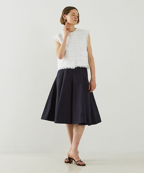 DESIGNWORKS / デザインワークス ロング・マキシ丈スカート | メモリーオックスフレアスカート | 詳細18