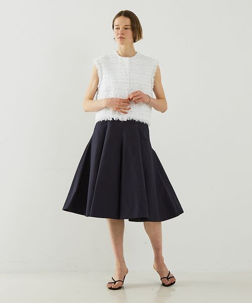 DESIGNWORKS / デザインワークス ロング・マキシ丈スカート | メモリーオックスフレアスカート | 詳細19