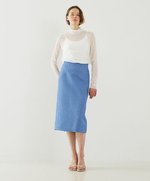 DESIGNWORKS / デザインワークス ロング・マキシ丈スカート | フラワージャガードタイトスカート | 詳細18