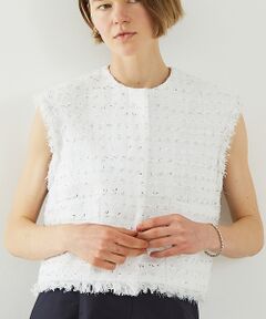 DESIGNWORKS / デザインワークス ベスト | 【セットアップ対応】ボーダーツイードジレ