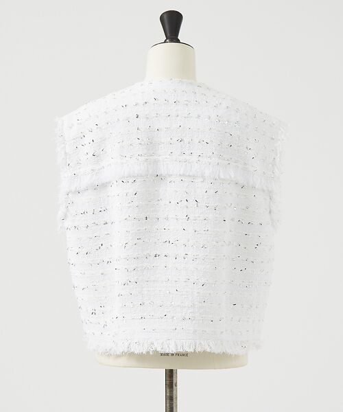 DESIGNWORKS / デザインワークス ベスト | 【セットアップ対応】ボーダーツイードジレ | 詳細12