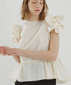 DESIGNWORKS / デザインワークス シャツ・ブラウス | 袖リボンブラウス