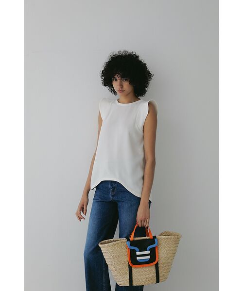 DESIGNWORKS / デザインワークス シャツ・ブラウス | トリアセジョーゼットノースリブラウス | 詳細5