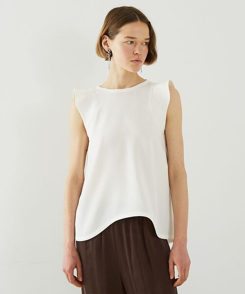 DESIGNWORKS / デザインワークス シャツ・ブラウス | トリアセジョーゼットノースリブラウス | 詳細7