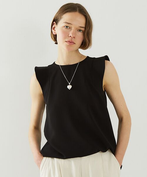 DESIGNWORKS / デザインワークス シャツ・ブラウス | トリアセジョーゼットノースリブラウス | 詳細14