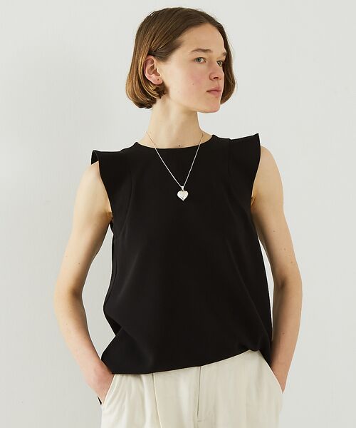 DESIGNWORKS / デザインワークス シャツ・ブラウス | トリアセジョーゼットノースリブラウス | 詳細16