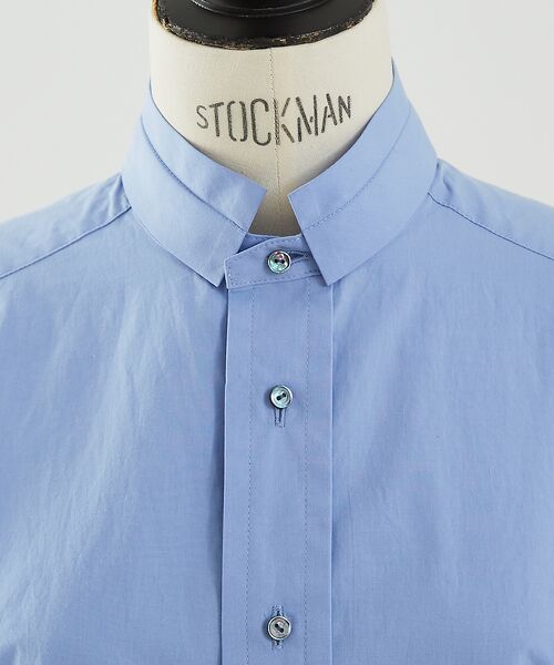 DESIGNWORKS / デザインワークス シャツ・ブラウス | デザインスタンドカラーラウンドテールシャツ | 詳細17