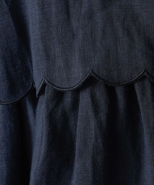 DESIGNWORKS / デザインワークス シャツ・ブラウス | リネンスカラップノースリーブシャツ | 詳細26