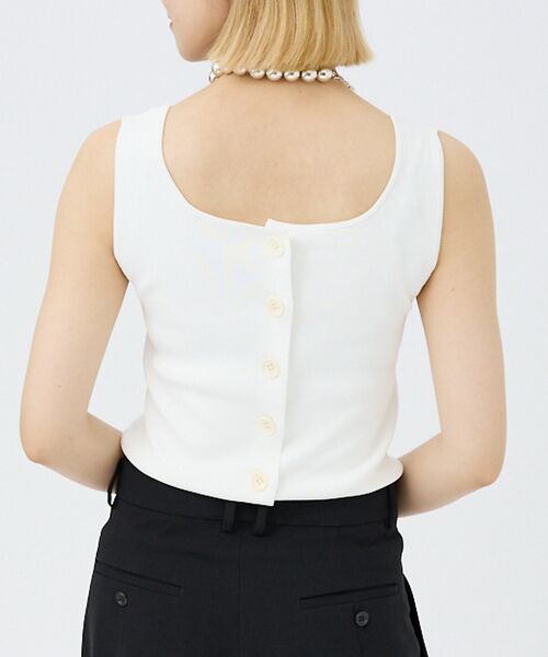 DESIGNWORKS / デザインワークス キャミソール・チューブトップ | 2WAYスクエアネックタンクトップ | 詳細1