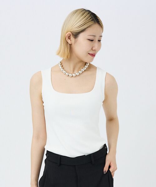 DESIGNWORKS / デザインワークス キャミソール・チューブトップ | 2WAYスクエアネックタンクトップ | 詳細2