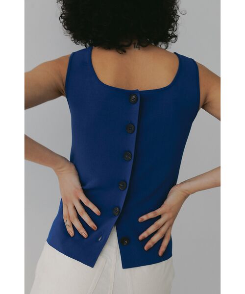 DESIGNWORKS / デザインワークス キャミソール・チューブトップ | 2WAYスクエアネックタンクトップ | 詳細11