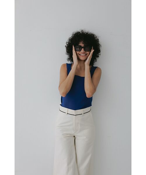 DESIGNWORKS / デザインワークス キャミソール・チューブトップ | 2WAYスクエアネックタンクトップ | 詳細14