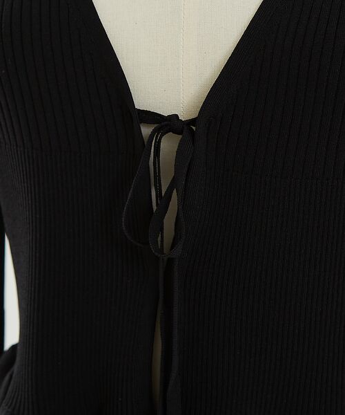 DESIGNWORKS / デザインワークス カーディガン・ボレロ | ２WAYリブペプラムボレロカーディガン | 詳細25