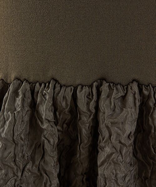 DESIGNWORKS / デザインワークス ワンピース | フクレジャガードニットコンビワンピース | 詳細11