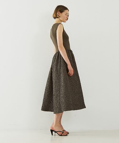 DESIGNWORKS / デザインワークス ワンピース | フクレジャガードニットコンビワンピース | 詳細6