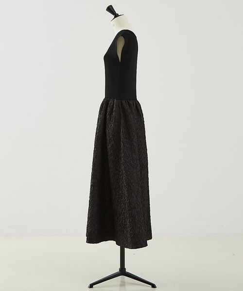 DESIGNWORKS / デザインワークス ワンピース | フクレジャガードニットコンビワンピース | 詳細21