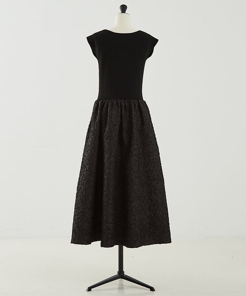 DESIGNWORKS / デザインワークス ワンピース | フクレジャガードニットコンビワンピース | 詳細22