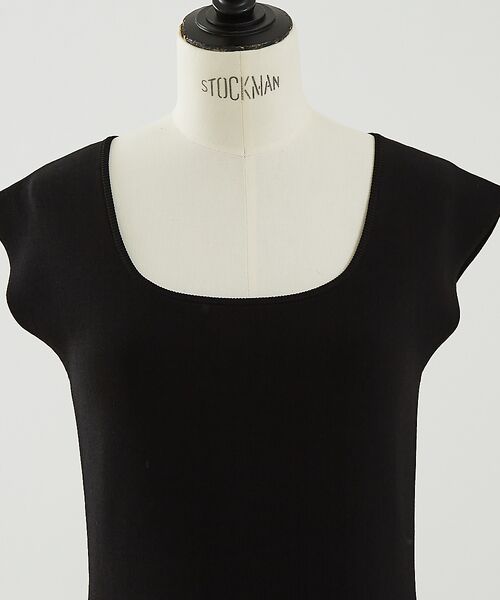 DESIGNWORKS / デザインワークス ワンピース | フクレジャガードニットコンビワンピース | 詳細23