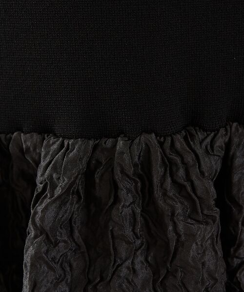 DESIGNWORKS / デザインワークス ワンピース | フクレジャガードニットコンビワンピース | 詳細25