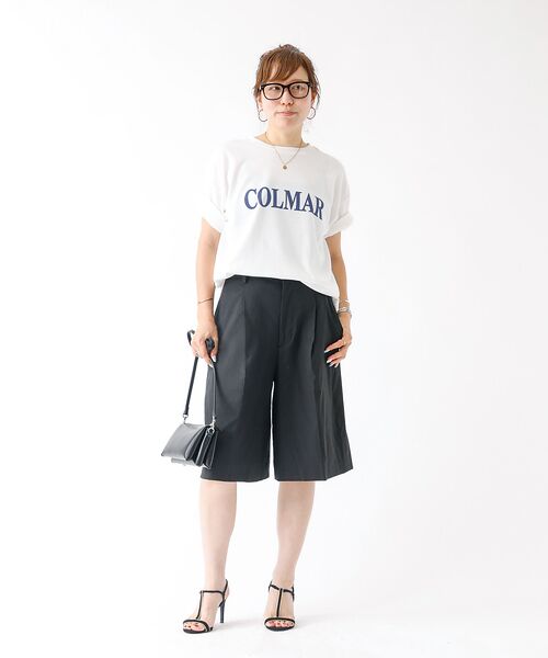 DESIGNWORKS / デザインワークス パンツ | リネンヴィスコースハイウエストハーフパンツ | 詳細25