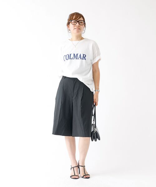 DESIGNWORKS / デザインワークス パンツ | リネンヴィスコースハイウエストハーフパンツ | 詳細26