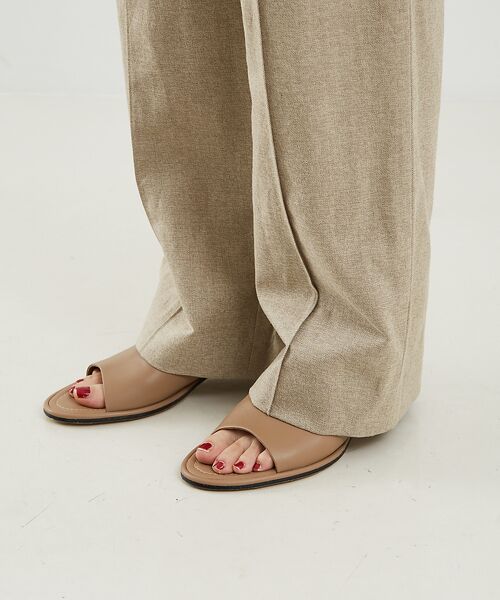 DESIGNWORKS / デザインワークス パンツ | リネン混イージーパンツ | 詳細12