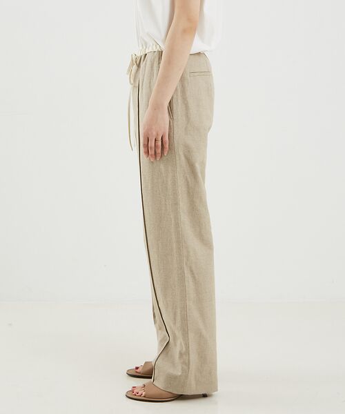 DESIGNWORKS / デザインワークス パンツ | リネン混イージーパンツ | 詳細6