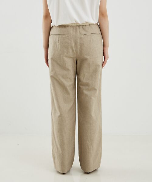 DESIGNWORKS / デザインワークス パンツ | リネン混イージーパンツ | 詳細7
