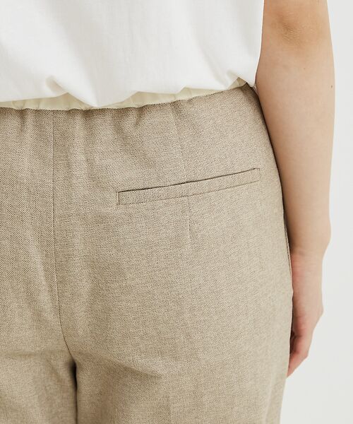 DESIGNWORKS / デザインワークス パンツ | リネン混イージーパンツ | 詳細8