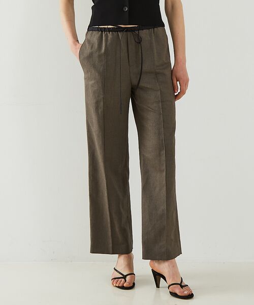 DESIGNWORKS / デザインワークス パンツ | リネン混イージーパンツ | 詳細14