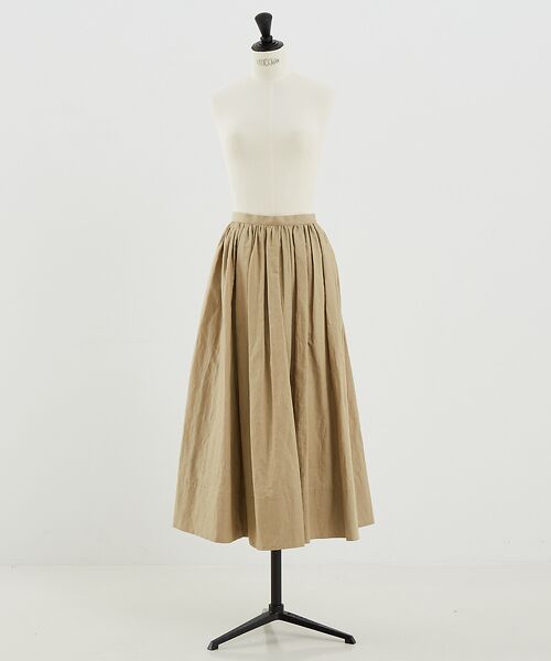 DESIGNWORKS / デザインワークス ロング・マキシ丈スカート | ラミーデニムギャザースカート | 詳細7