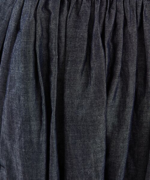 DESIGNWORKS / デザインワークス ロング・マキシ丈スカート | ラミーデニムギャザースカート | 詳細18
